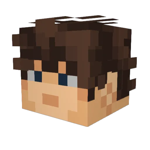 Lord_Jay Minecraft avatar head, 3D render