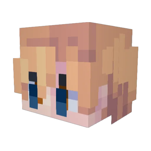 Lord_Jazz Minecraft avatar head, 3D render