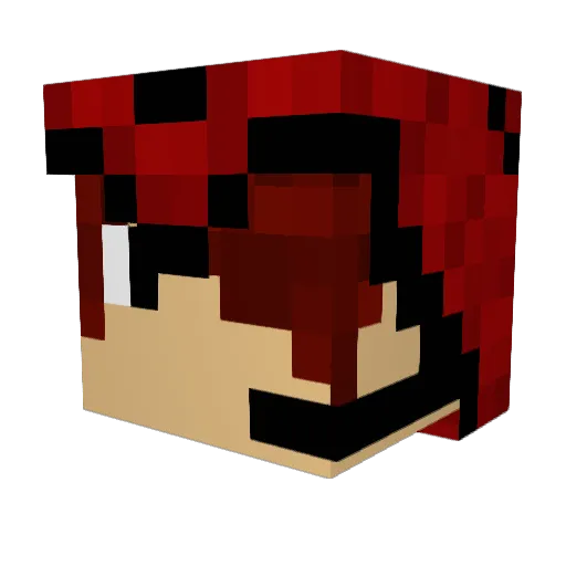Lord_JellyBeanz Minecraft avatar head, 3D render