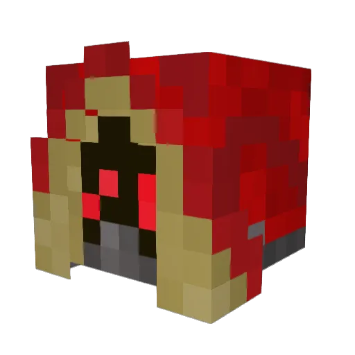 Lord_Kaiser Minecraft avatar head, 3D render