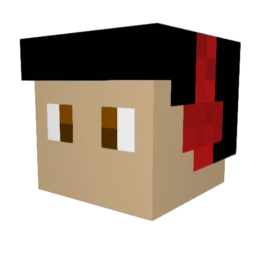 Lord_Kennard Minecraft avatar head, 3D render