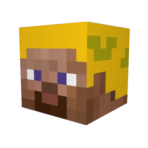 Lord_KoRn Minecraft avatar head, 3D render