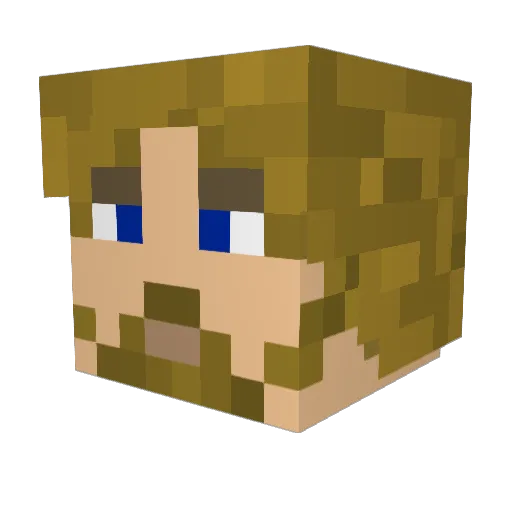 Lord_Korax Minecraft avatar head, 3D render