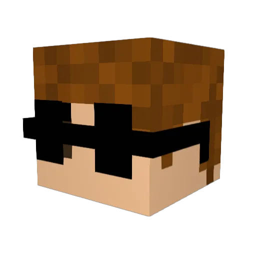 Lord_Kufa Minecraft avatar head, 3D render