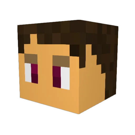 Lord_Lardicus Minecraft avatar head, 3D render