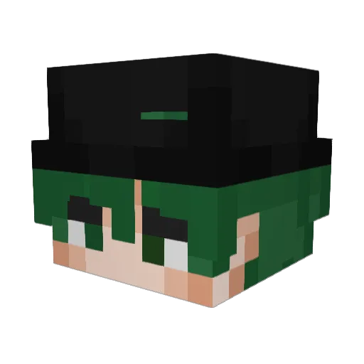 Lord_Laszlo Minecraft avatar head, 3D render