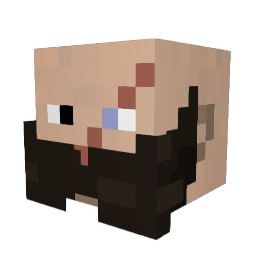 Lord_Leptos Minecraft avatar head, 3D render