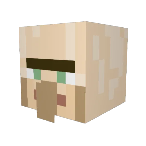 Lord_Lubeck Minecraft avatar head, 3D render