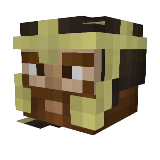 Lord_Lyle Minecraft avatar head, 3D render
