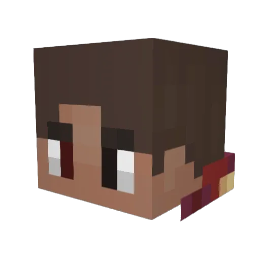 Lord_Malice_ Minecraft avatar head, 3D render