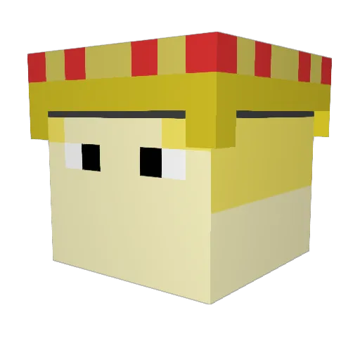 Lord_Maxi Minecraft avatar head, 3D render