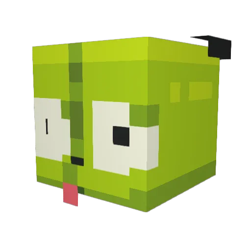 Lord_Megatron_ Minecraft avatar head, 3D render