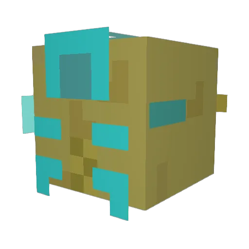 Lord_Monochrome Minecraft avatar head, 3D render
