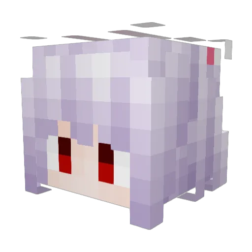 Lord_Moth_ Minecraft avatar head, 3D render