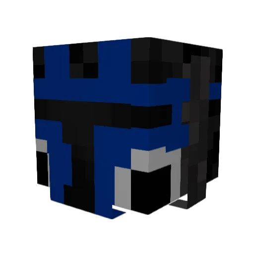 Lord_NHC Minecraft avatar head, 3D render