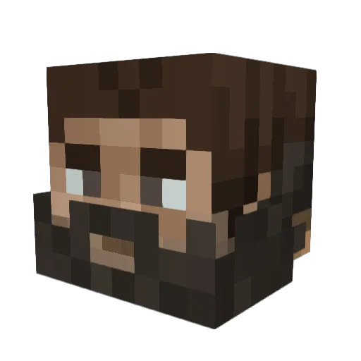 Lord_Nydegger Minecraft avatar head, 3D render
