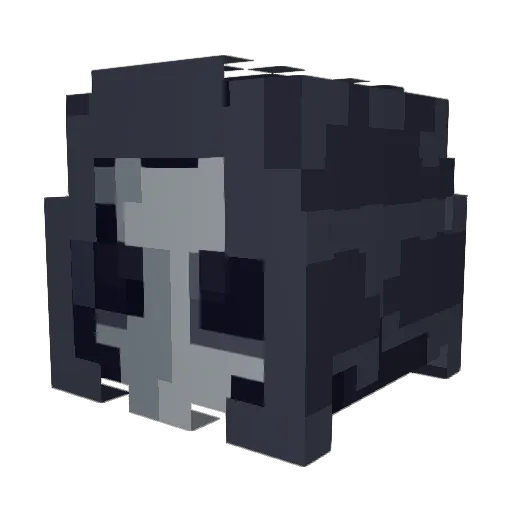 Lord_Oblivion Minecraft avatar head, 3D render