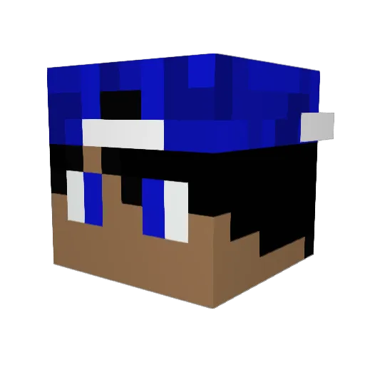 Lord_Ods Minecraft avatar head, 3D render