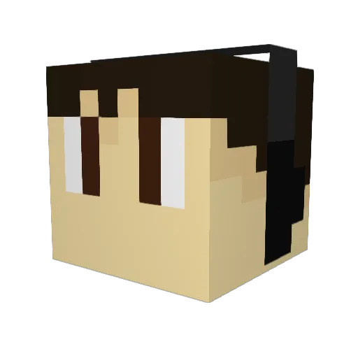Lord_Of_Q Minecraft avatar head, 3D render