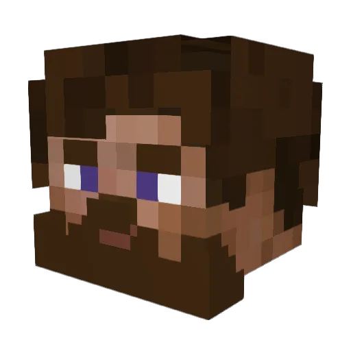 Lord_Osis Minecraft avatar head, 3D render