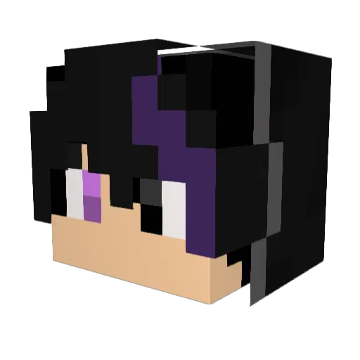 Lord_Ph Minecraft avatar head, 3D render