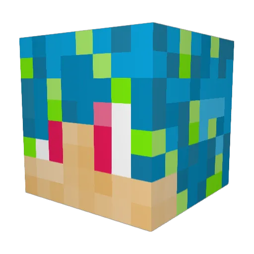 Lord_Pineapples7 Minecraft avatar head, 3D render