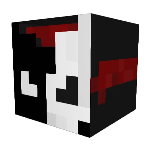 Lord_Rafii Minecraft avatar head, 3D render