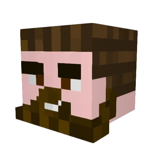 Lord_Recthomus Minecraft avatar head, 3D render