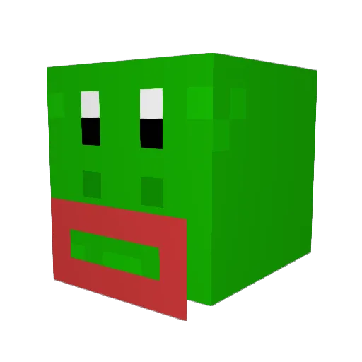 Lord_Semechki Minecraft avatar head, 3D render