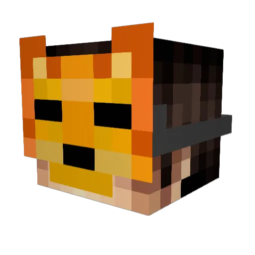 Lord_Shacco Minecraft avatar head, 3D render
