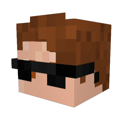 Lord_Sixth Minecraft avatar head, 3D render