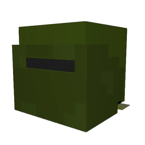 Lord_Tachanka151 Minecraft avatar head, 3D render