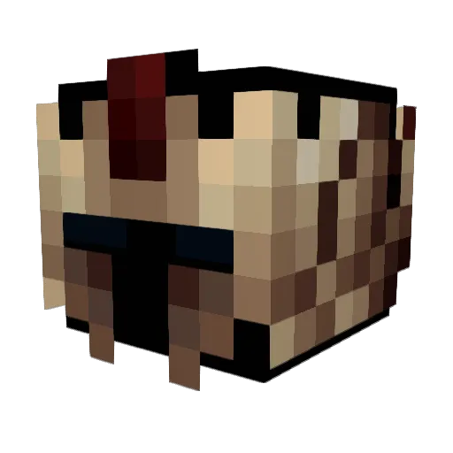 Lord_Tamarindo Minecraft avatar head, 3D render