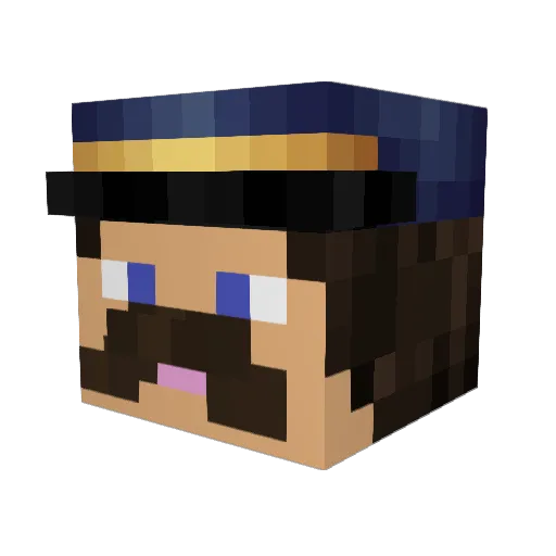 Lord_Timotherich Minecraft avatar head, 3D render