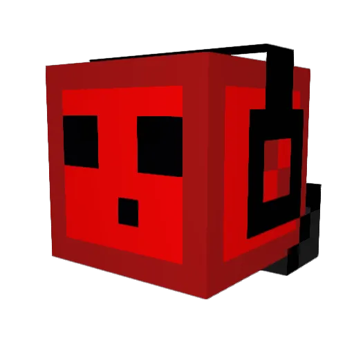 Lord_WLAN Minecraft avatar head, 3D render