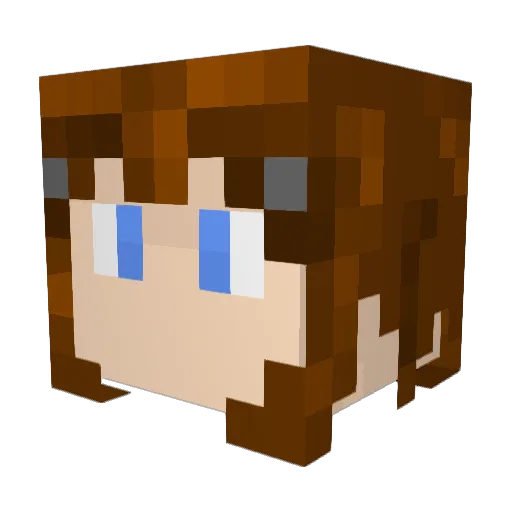 Lord_Wibble Minecraft avatar head, 3D render