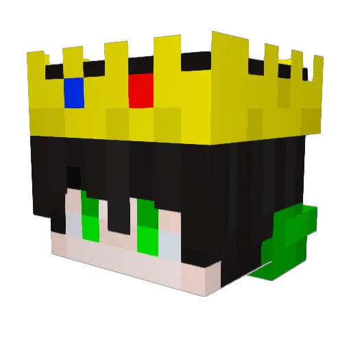 Lord_YangKourR Minecraft avatar head, 3D render