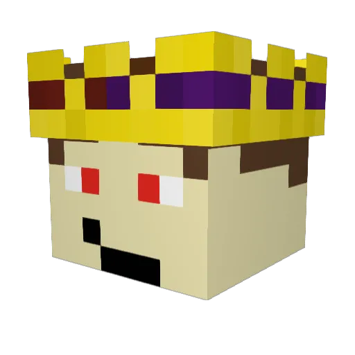 Lord_Zethmyr Minecraft avatar head, 3D render