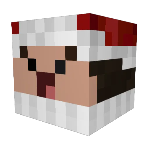 Lord_Zombey_ Minecraft avatar head, 3D render