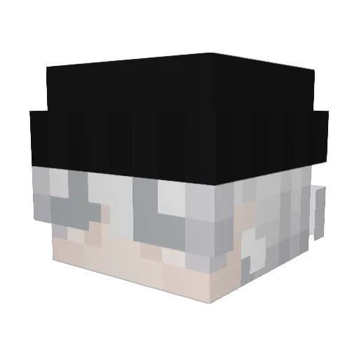Lord_jorge_Yt Minecraft avatar head, 3D render