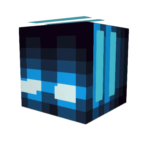 Lord_of_Darknes_ Minecraft avatar head, 3D render