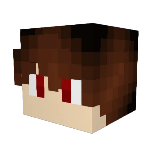 Lord_of_Loooong Minecraft avatar head, 3D render