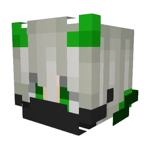 Lord_of_Mine Minecraft avatar head, 3D render