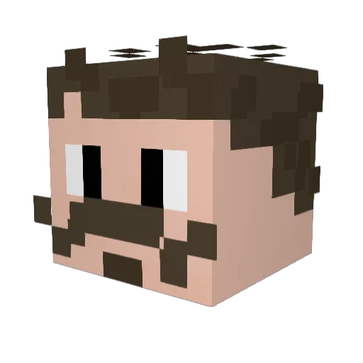 Lord_of_bones69 Minecraft avatar head, 3D render