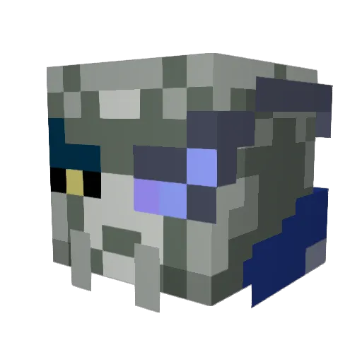 Lord_of_milk Minecraft avatar head, 3D render