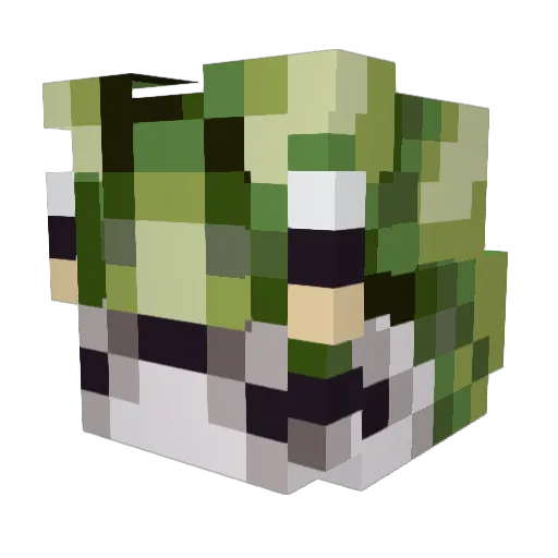 Lordariel Minecraft avatar head, 3D render