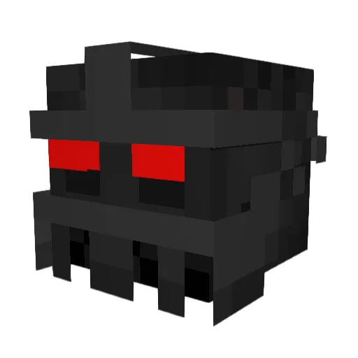 Lordikai Minecraft avatar head, 3D render