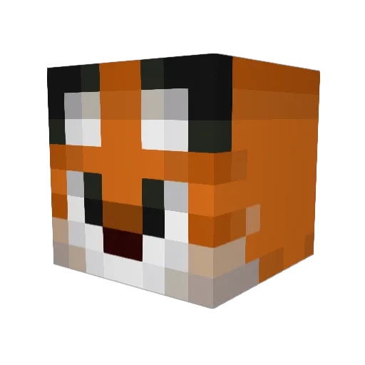 Lordilluminati7 Minecraft avatar head, 3D render