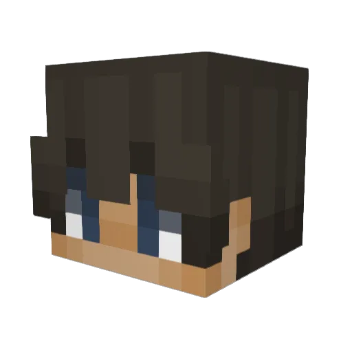 LordlucasIV Minecraft avatar head, 3D render