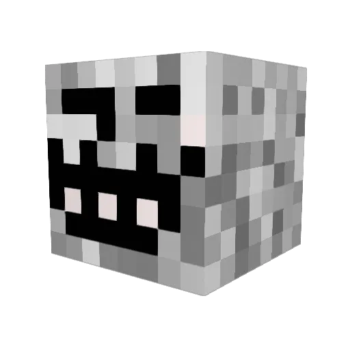 LordofCake Minecraft avatar head, 3D render